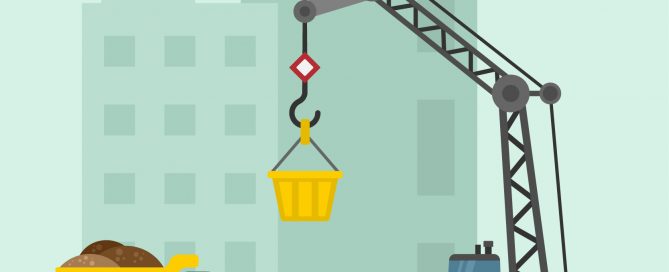 a building site for a new house